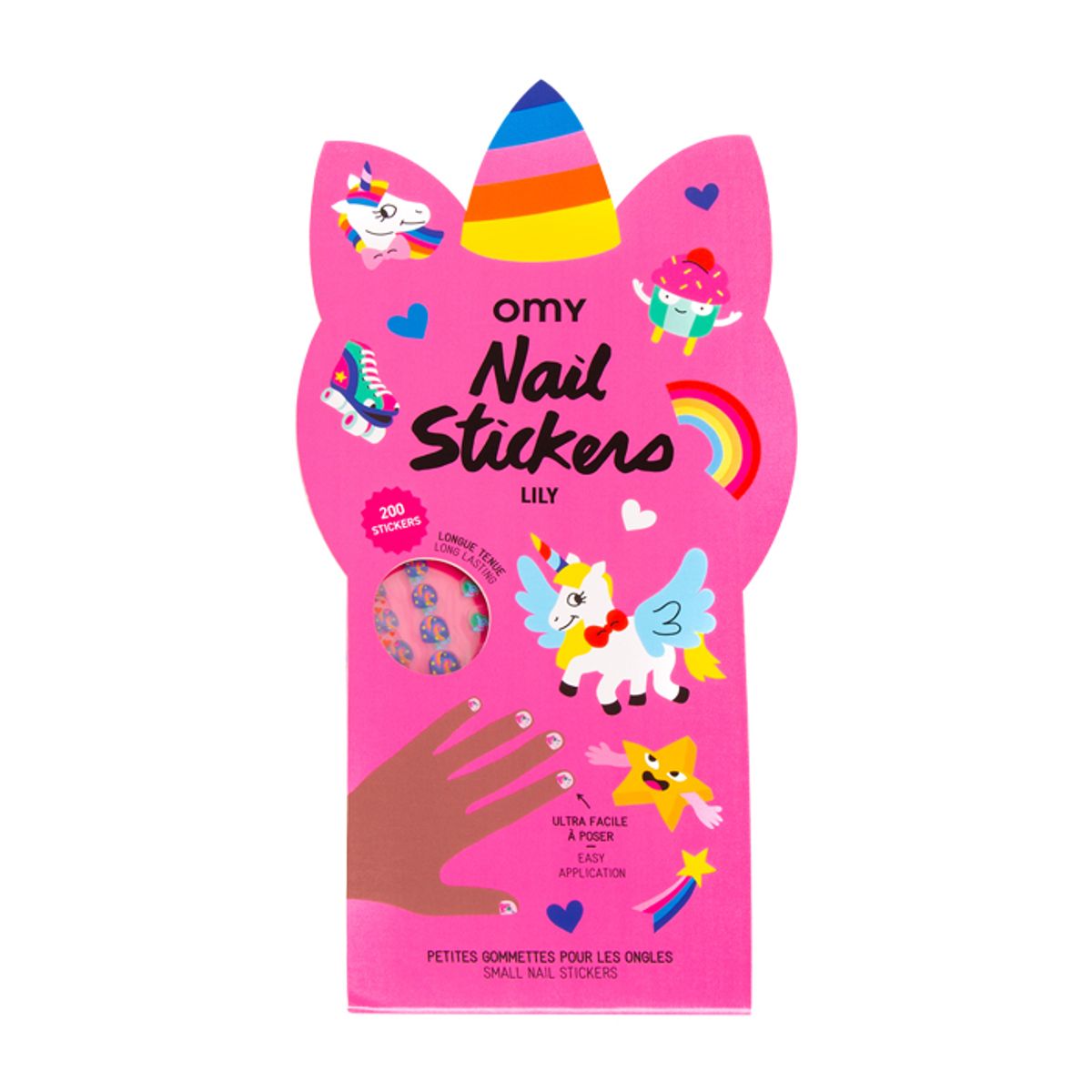 오마이(OMY) 네일 스티커 릴리-200pc(NAIL01)