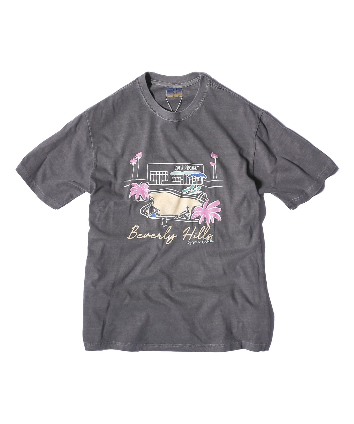 캘리포니아 프로젝트(CALIFORNIA PROJECT) PIGMENT T-SHIRTS VACANCE (D.GRAY)