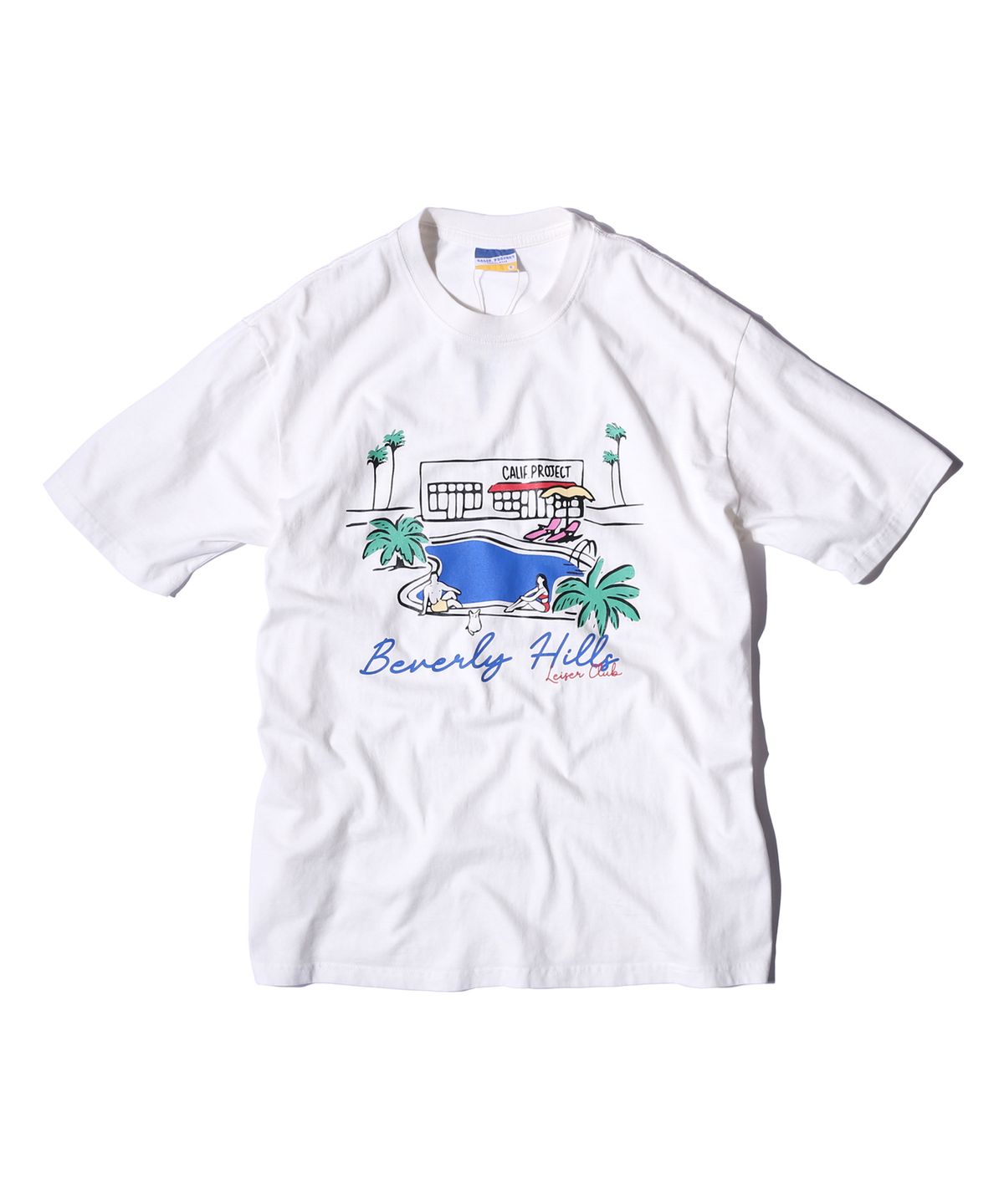 캘리포니아 프로젝트(CALIFORNIA PROJECT) PIGMENT T-SHIRTS VACANCE (WHITE)