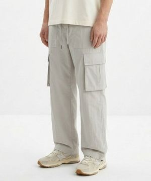 나일론 세미와이드 카고조거 스토퍼 Gray