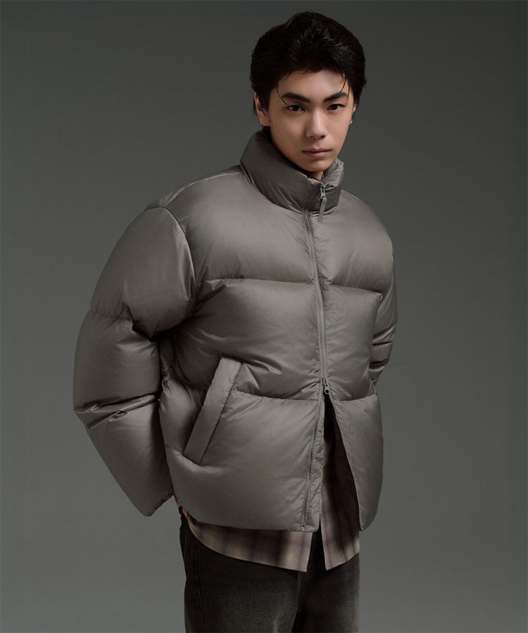 MUSINSA | MUSINSA STANDARD Ripstop down puffer short padded jacket