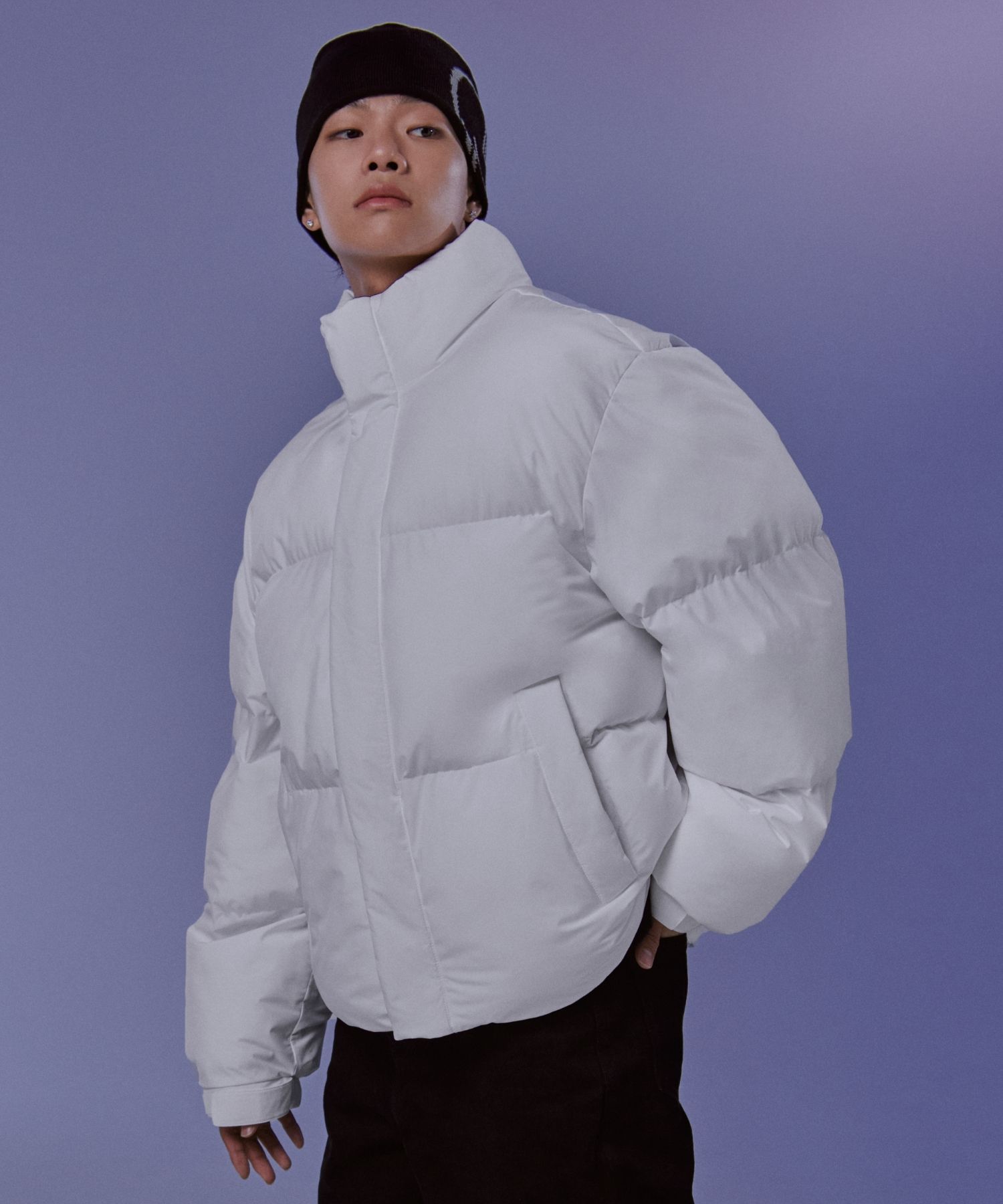 MUSINSA | MUSINSA STANDARD Daily puffer short padded jacket