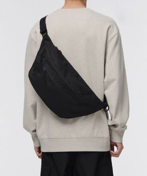 코듀라 빅 사이즈 웨이스트 백 [블랙]