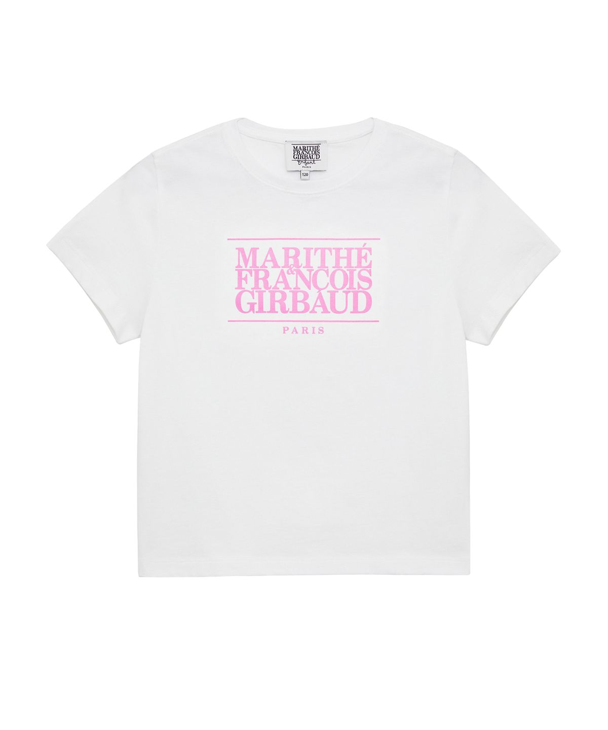 마리떼 키즈(MARITHÉ KIDS) KIDS CLASSIC LOGO TEE white/pink