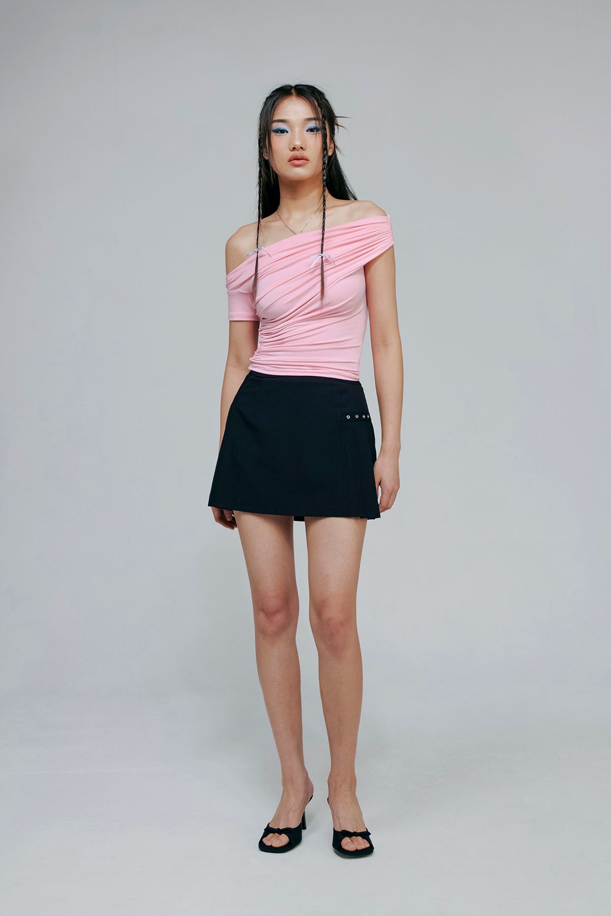 카프리슈(CAPRICIEUX) Cynthia skirt_Black