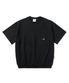 레터링 포켓 반팔 티셔츠 블랙