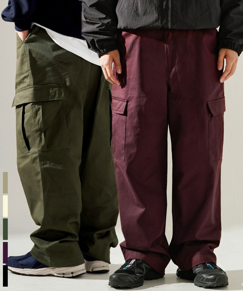 [2PACK] 볼륨 카고 와이드 팬츠 2PACK SJLP1415