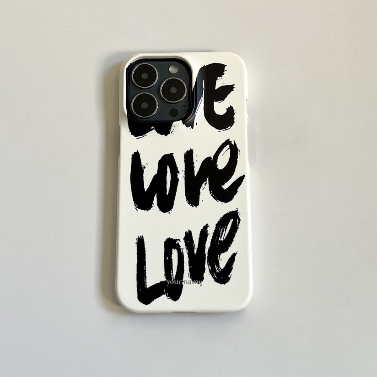 에이쓰리비쓰리(A3B3) (Phone Case) Love Love Love Ivory