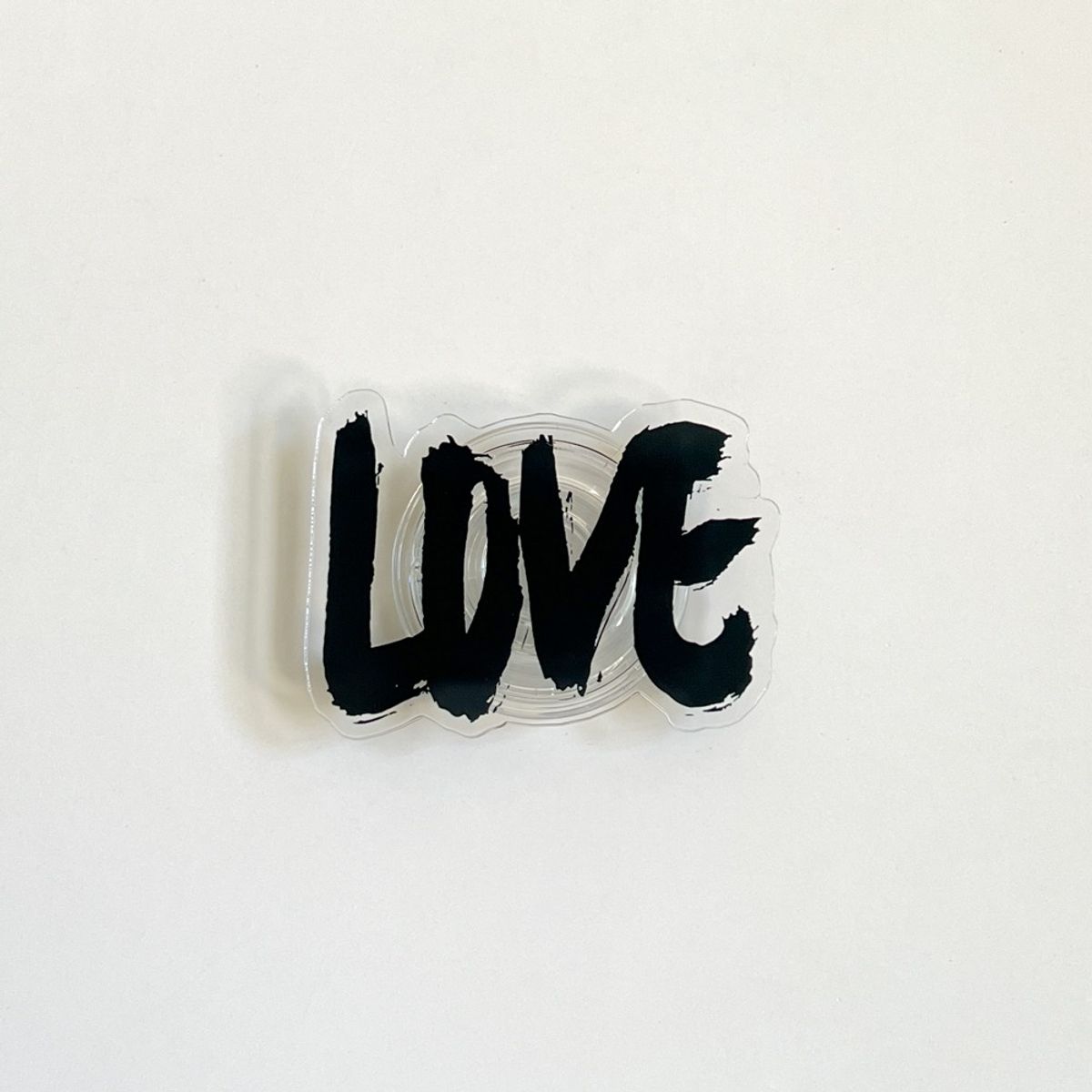 에이쓰리비쓰리(A3B3) (Acrylic Tok) Love Love Love Black Acrylic Tok