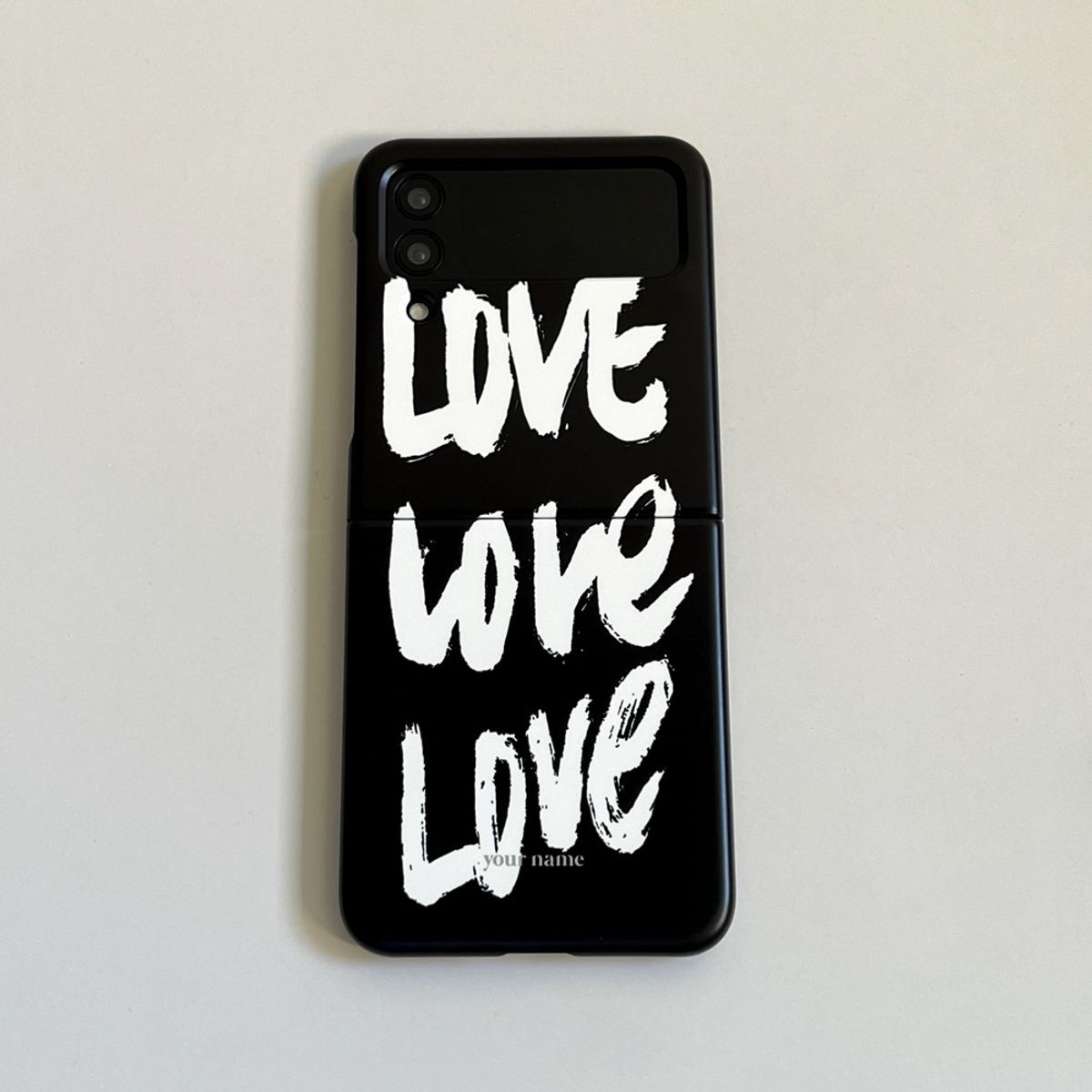 에이쓰리비쓰리(A3B3) (Z Flip 3.4.5) Love Love Love Black