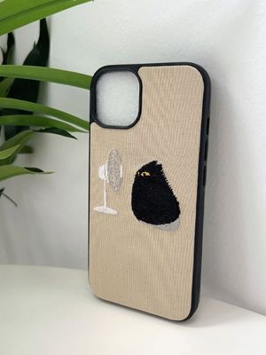 [패브릭 자수 케이스]Strong wind RU