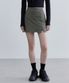 우먼즈 슬릿 미니 스코츠 [라이트 카키]