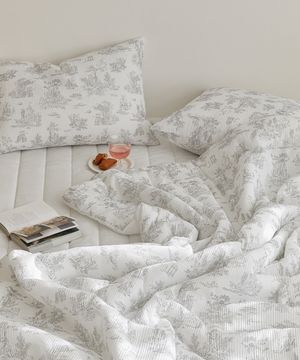 썸머로맨스 스노우시어서커 여름 차렵이불단품(SS/Q) 6종