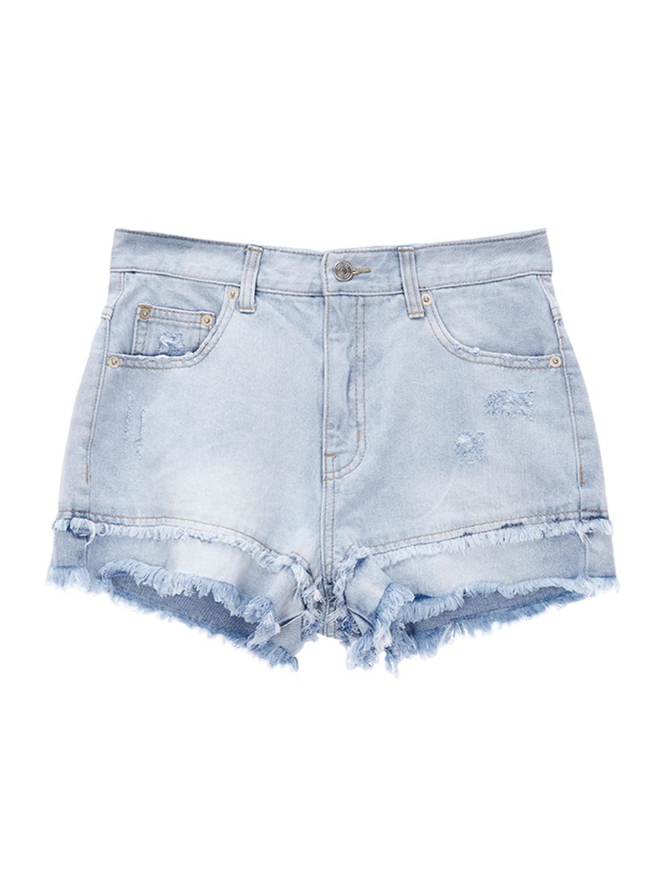 ショートパンツ [MATINKIM]cut out point denim shorts in sky MUSINSA | MATIN KIM CUT OUT POINT DENIM SHORTS IN SKY