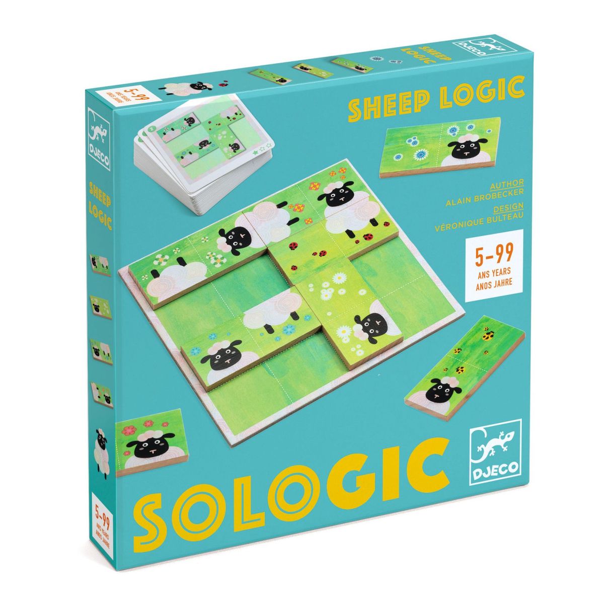 아스모디(ASMODEE) 드제코 양 한 마리 로직 SHEEP LOGIC 보드게임 (5세 추천)