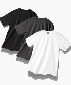 [3PACK]무지 쿨론 기능성 쿨 반팔 티셔츠 3P