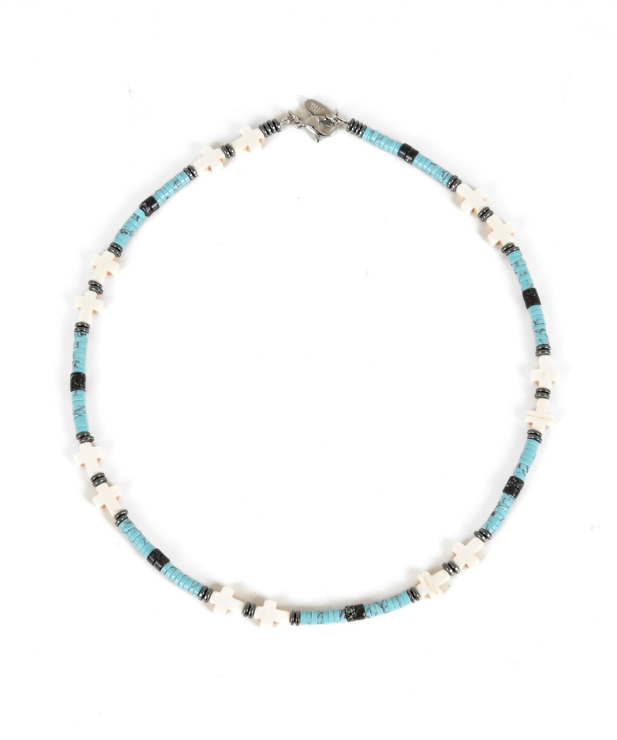 가든익스프레스(GARDEN EXPRESS) CROSS POINT NECKLACE(blue)