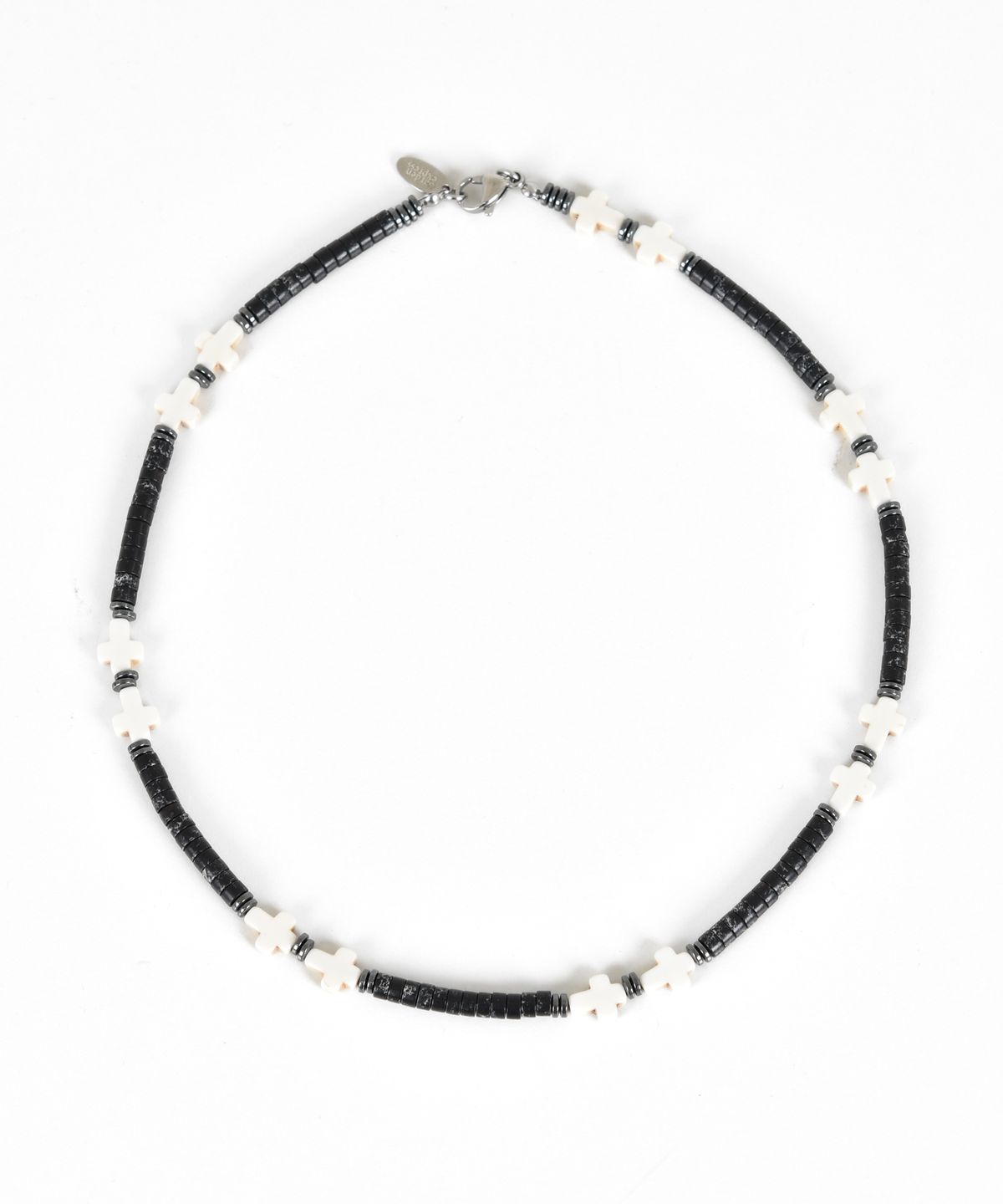 가든익스프레스(GARDEN EXPRESS) CROSS POINT NECKLACE(black)