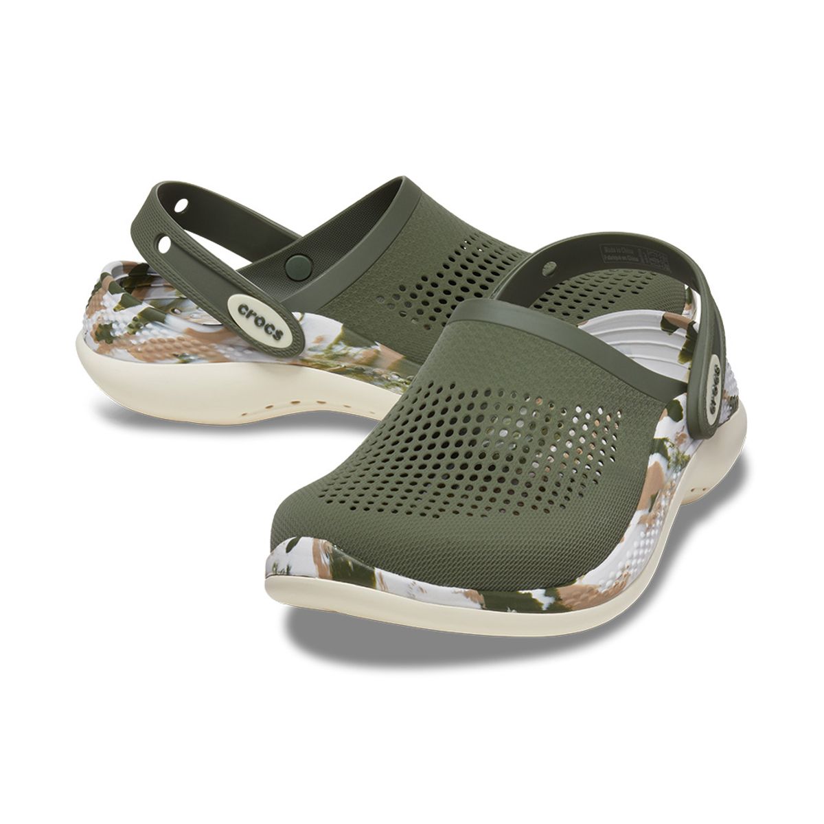 크록스(CROCS) 공용 LITERIDE 360 MARBLED CLOG AGM (23SUCL207634)