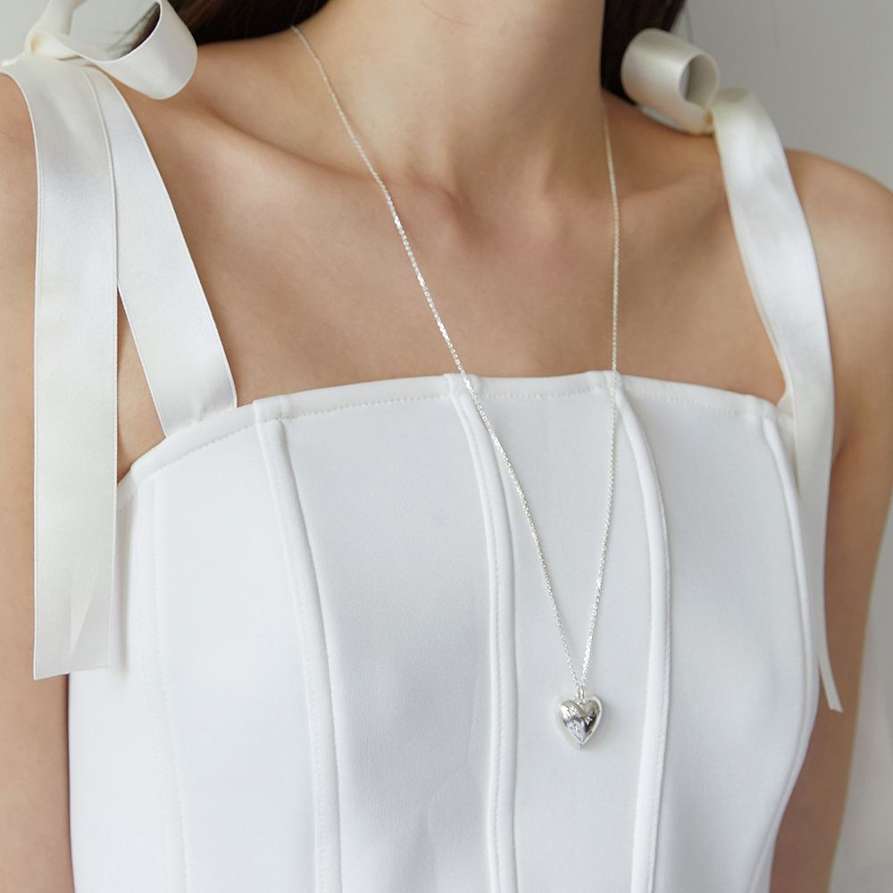 ●TATIANA● Silver 925 Twinkle Heart Necklace NZ2113 5003720 MUSINSA | TATIANA (Silver 925) Twinkle Heart Necklace NZ2113