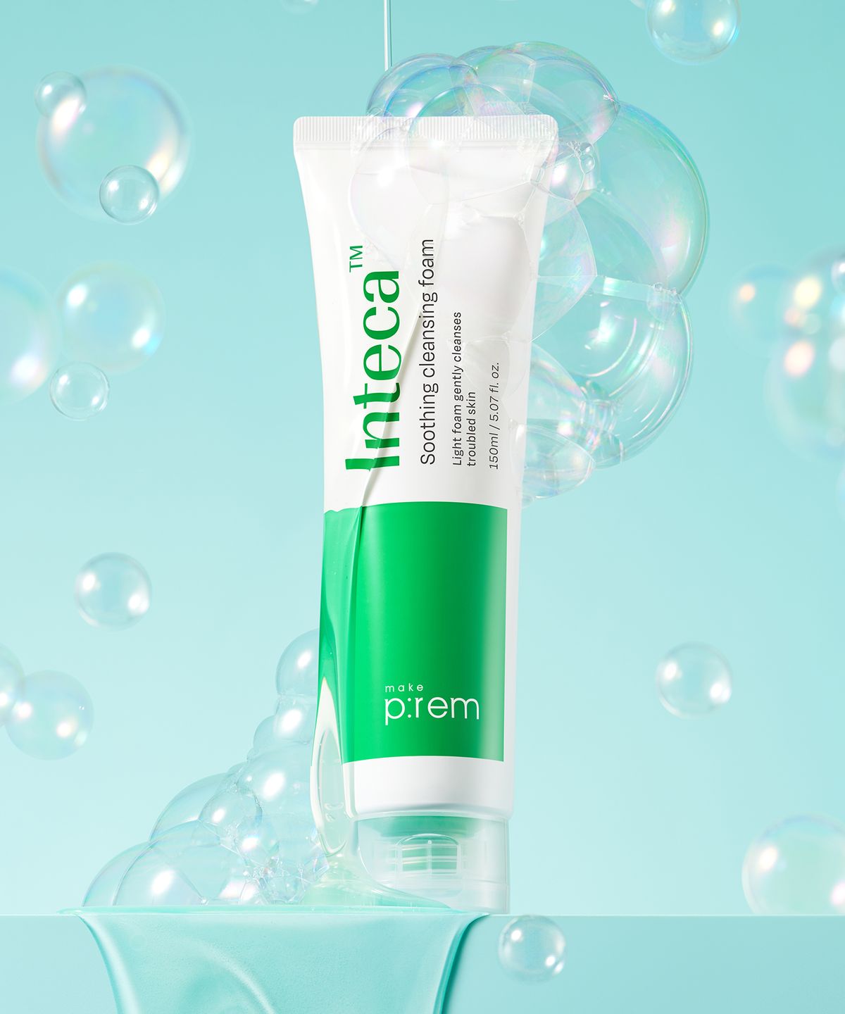 메이크프렘(MAKEPREM) 인테카 수딩 클렌징 폼 150ml