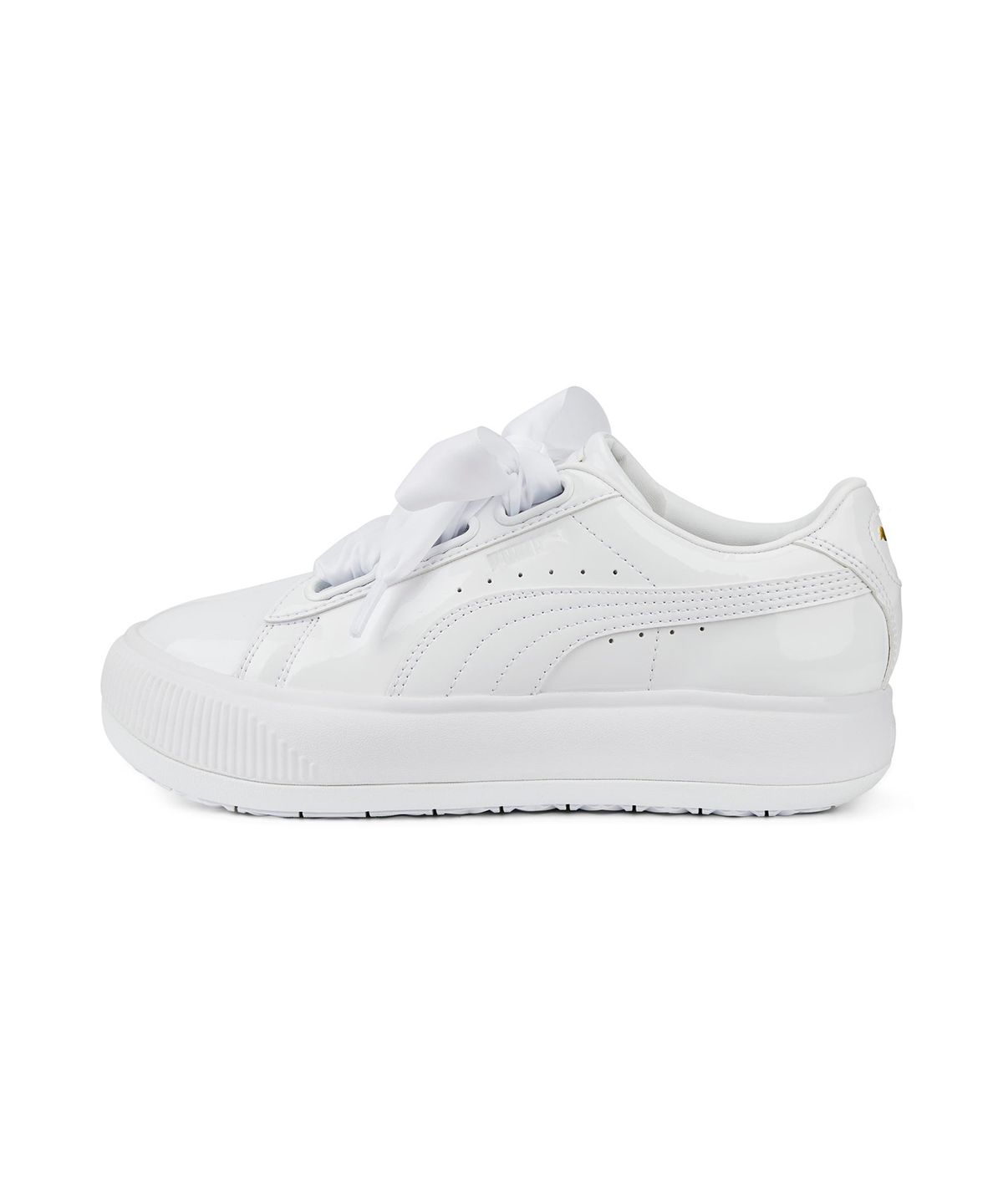 푸마(PUMA) 스웨이드 마유 하트 페인트 W - 화이트 / 385967-01