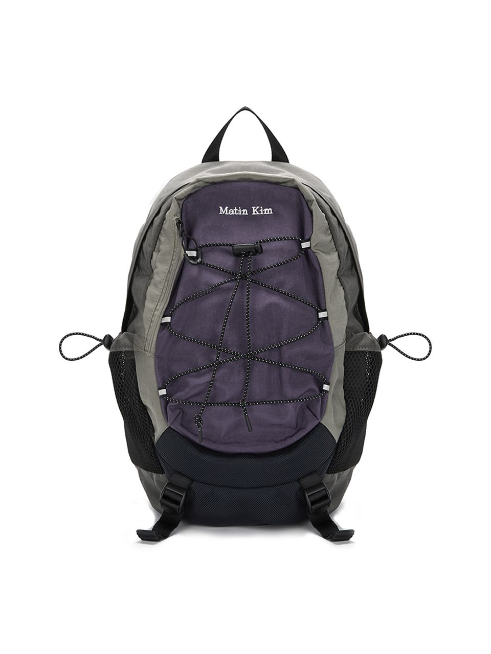 마뗑킴(MATIN KIM) STRING UTILITY BACK PACK IN PURPLE - 사이즈