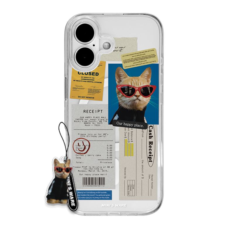 [아이폰17추가] ANIMAL COLLAGE MAGSAFE JELLYHARD CASE_CAT