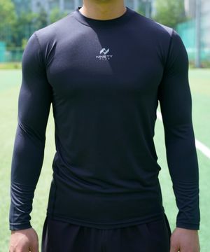 에센셜 컴프레션 언더셔츠 - 블랙