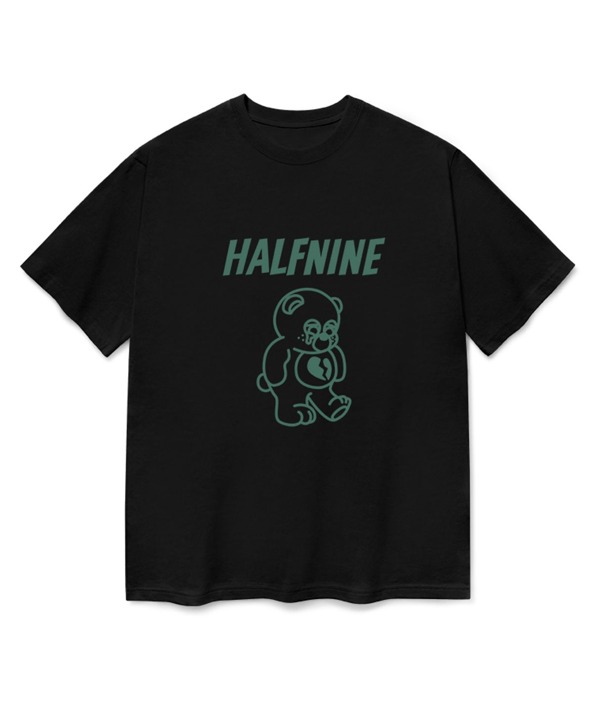 하프나인(HALFNINE) 초록곰 반팔티셔츠 F05BRD_HBX11078