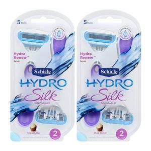 하이드로 실크 휴대용 여성 제모기 2입 2개