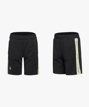 공용 사이드 로고 저지 반바지 SPHMCNTR306UBLK