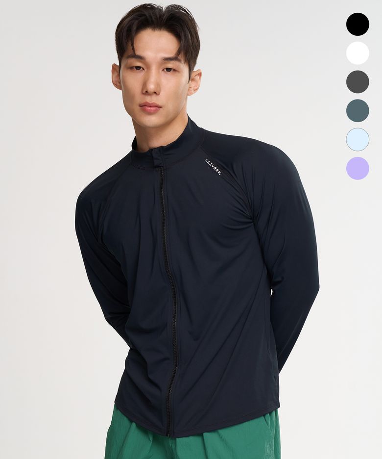멀티쿨링 에센셜 루즈핏 집업 래쉬가드 남자 여성 긴팔 자켓 M (6컬러)