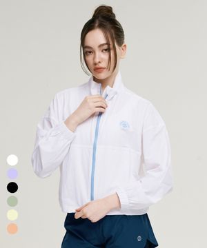 쿨터치 크롭 러닝 바람막이 여성 자켓  (5컬러)
