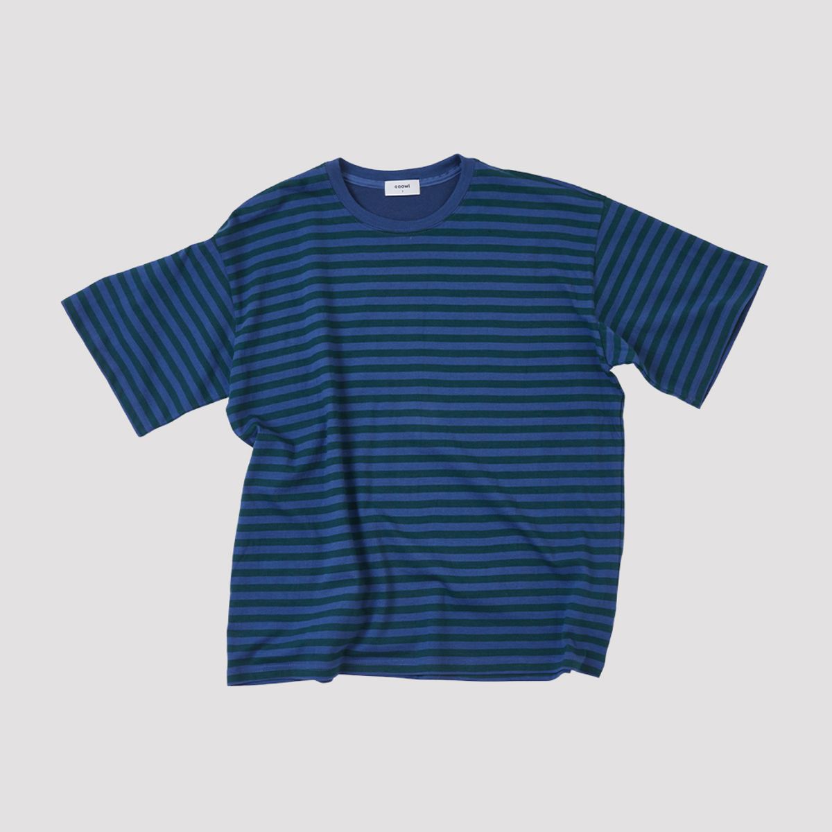 오울(OOOWL) T SHIRT NAVY STRIPE