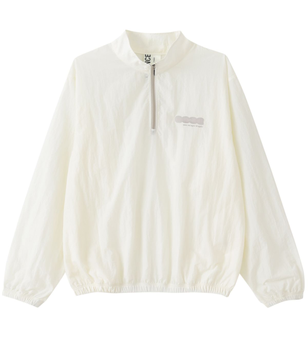 챈스챈스(CHANCECHANCE) CCCC HALF-ZIP JACKET(IVORY)