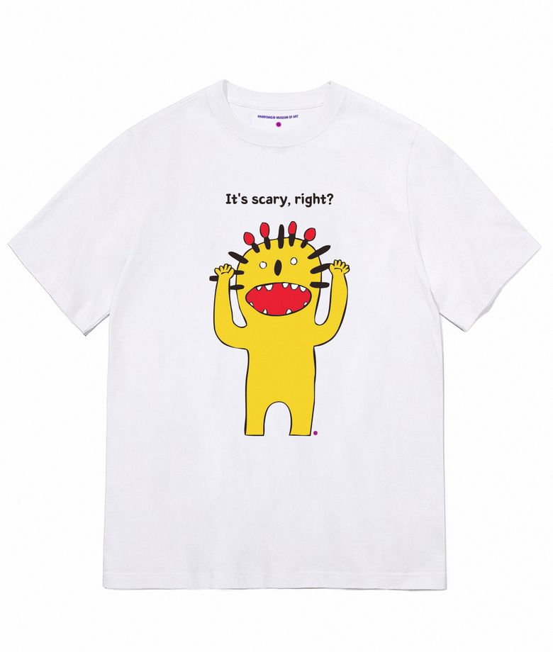 HR® 0035 little tiger short sleeved tshirt white 반팔티