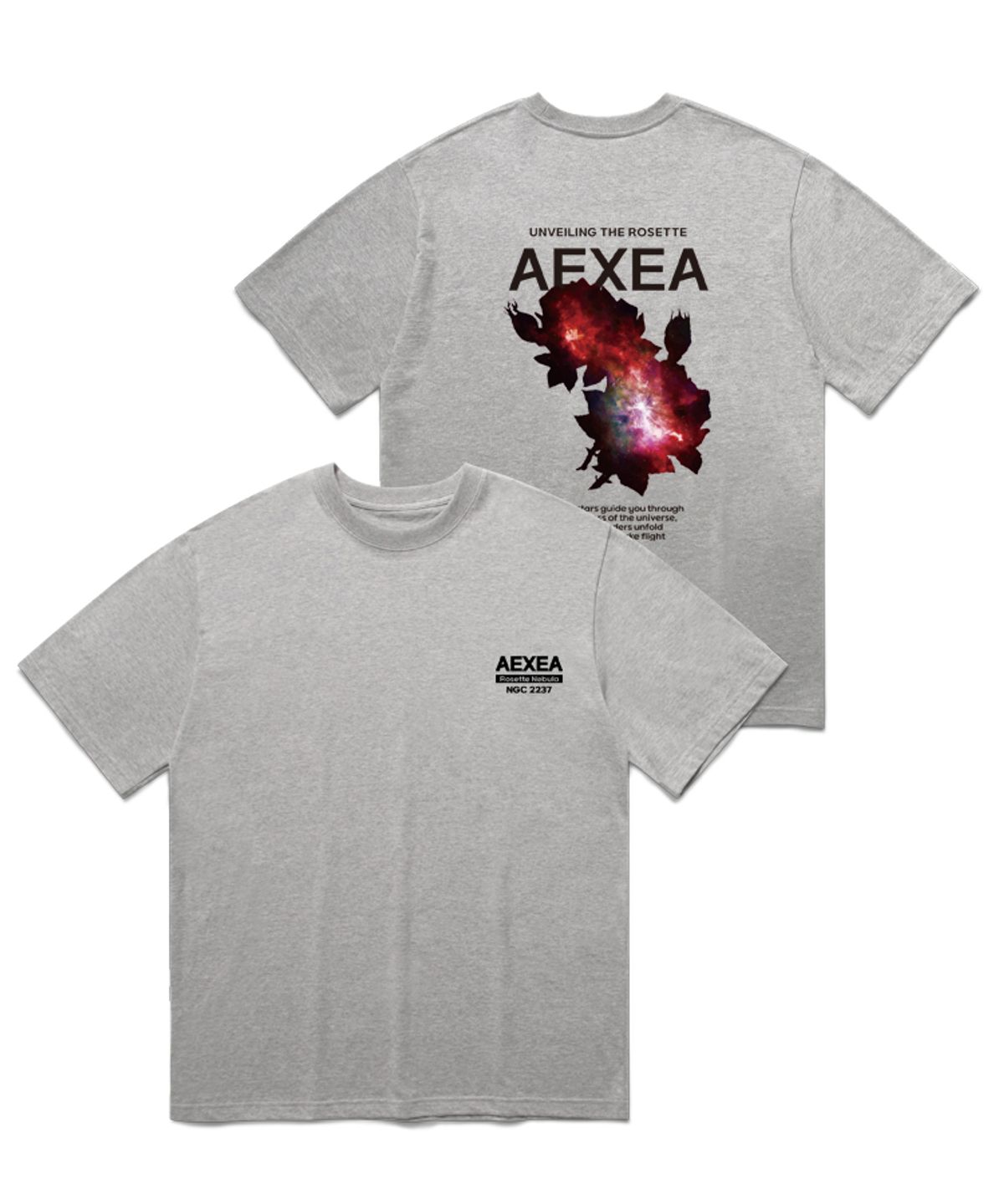 엑시아(AEXEA) 장미성운 반팔티셔츠 F05BRD_ABX11068