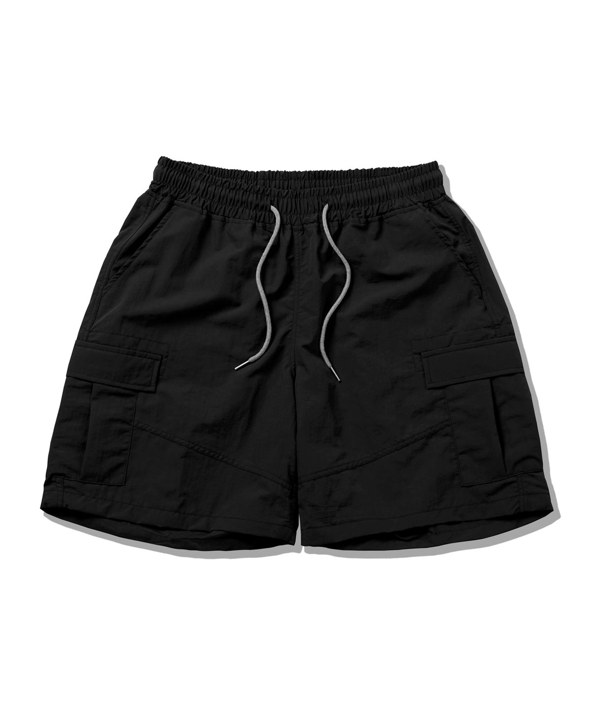 더마일(THEMILE) SUMMER ELASTIC CREPE NYLON CARGO [BLACK]