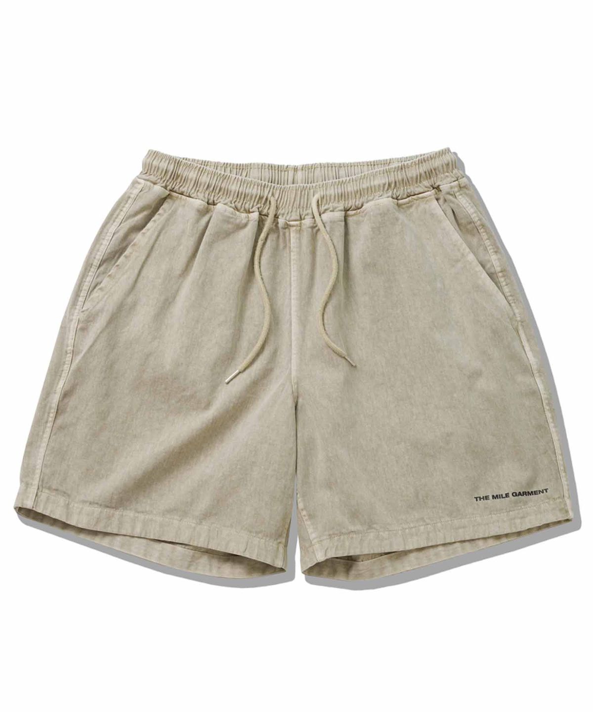더마일(THEMILE) PIGMENT DYING COTTON PANTS [BEIGE]