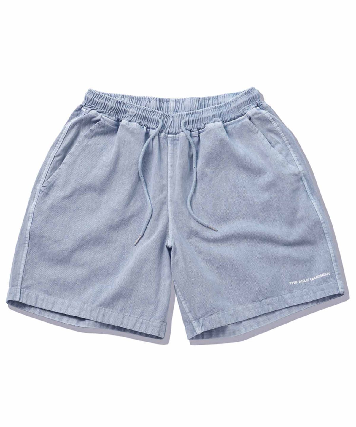 더마일(THEMILE) PIGMENT DYING COTTON PANTS [BLUE]