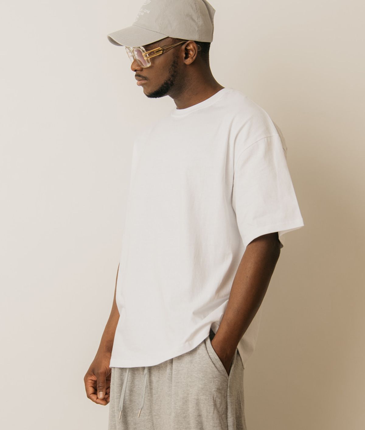 콘치웨어(CONCHWEAR) essential line relaxed 오버핏 반팔 티셔츠 (4color)