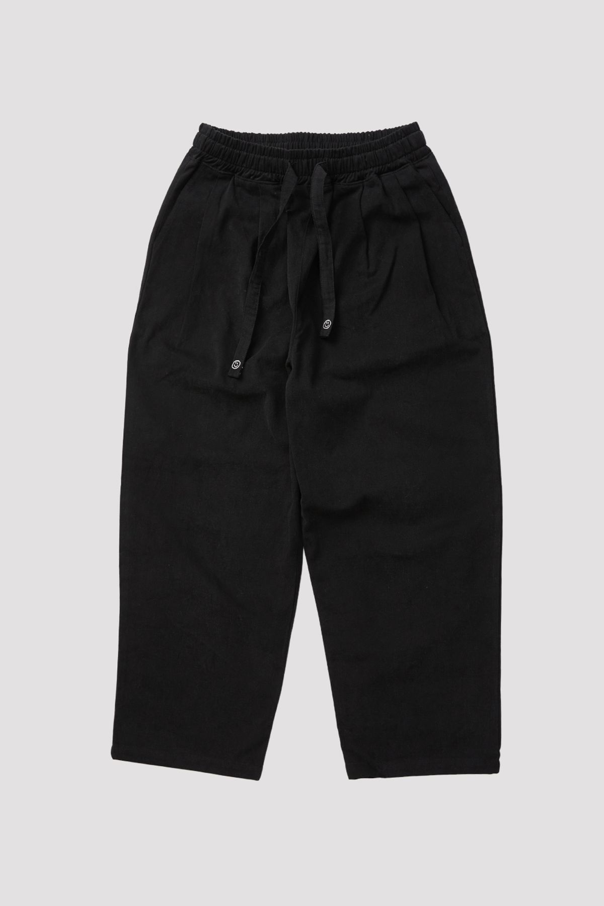오울(OOOWL) PEACH COTTON PANTS BLACK