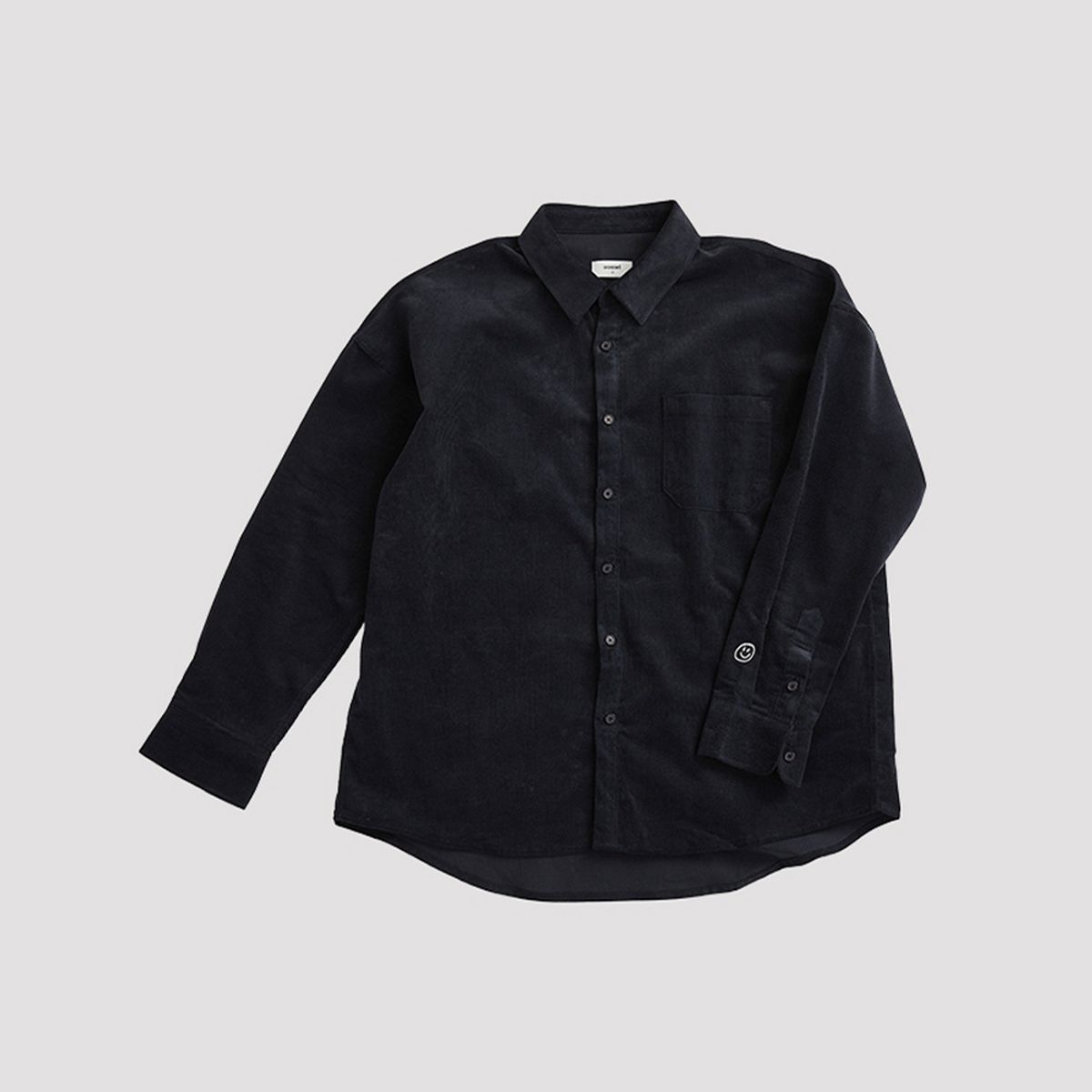 오울(OOOWL) CORDUROY SHIRTS LOVE DARK NAVY