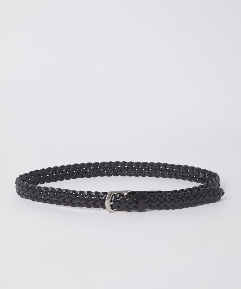 레더 위빙 벨트 BLACK