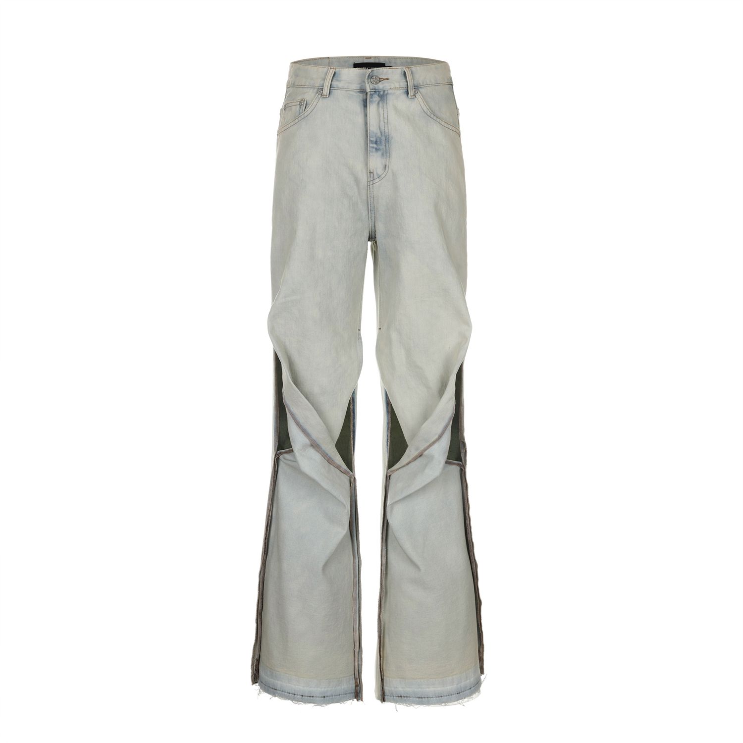 MUSINSA公式 | SURGERY front twisted pants - cream