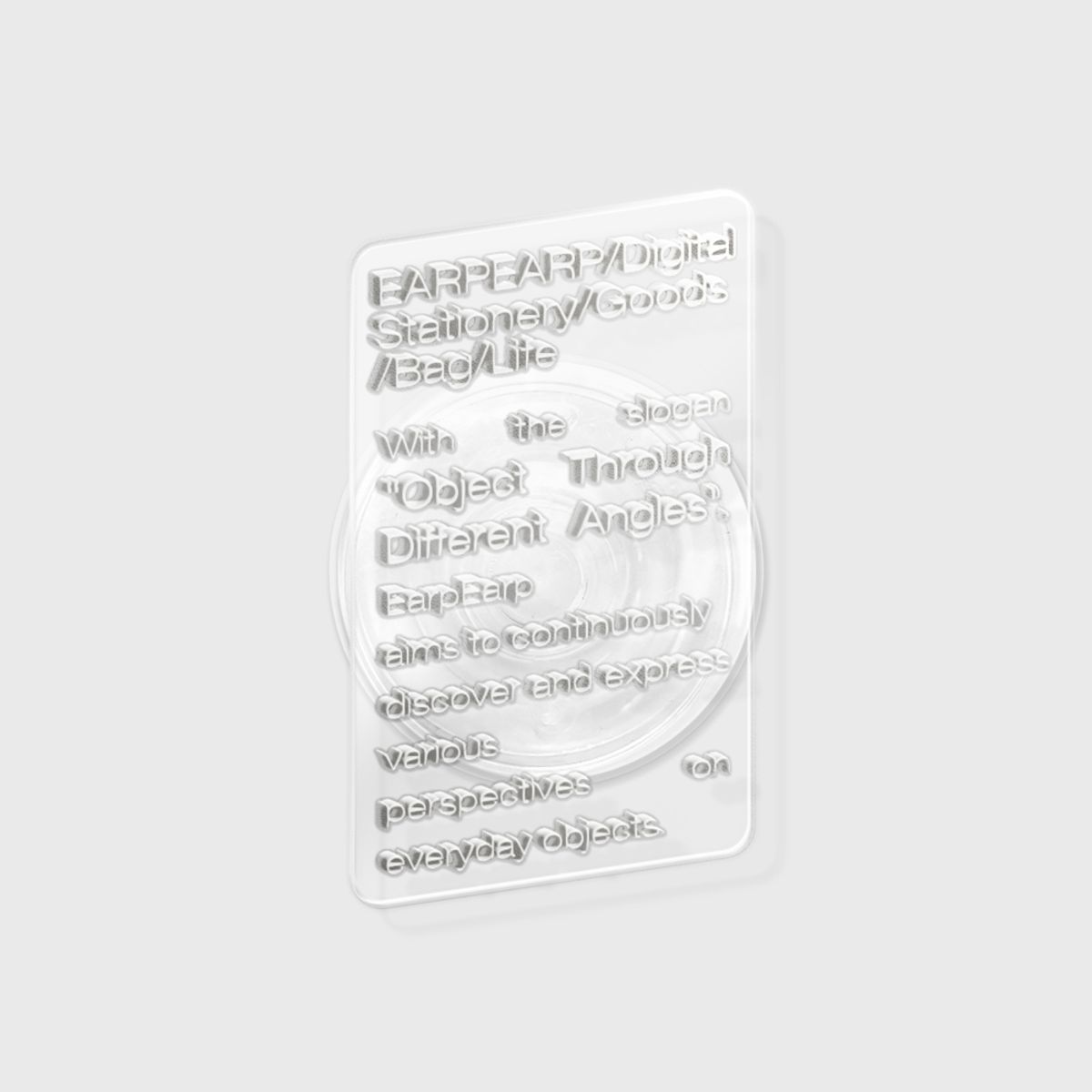 어프어프(EARPEARP) SOLID SLOGAN(에폭시 스마트톡)