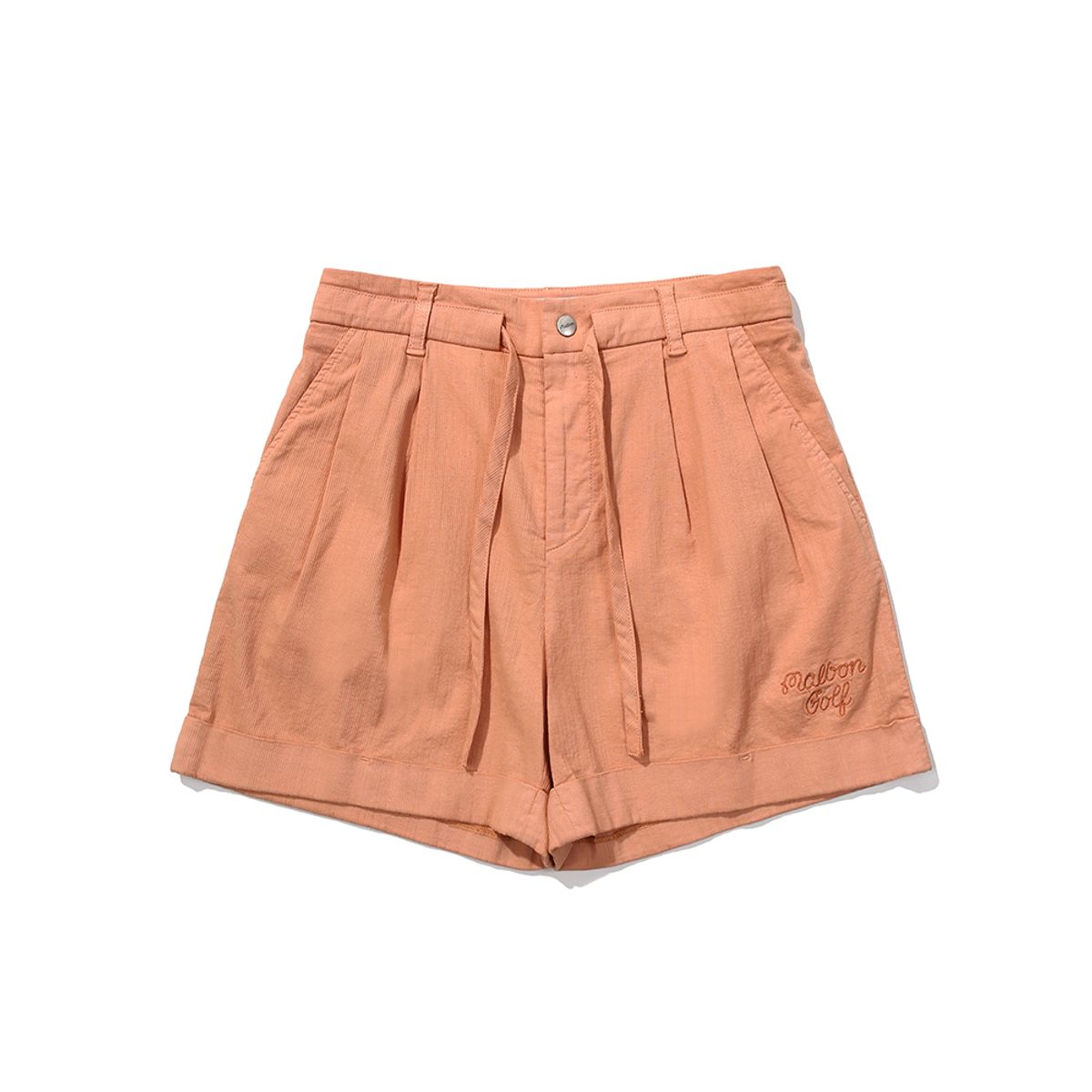 말본 골프(MALBON GOLF) 스트랩 숏팬츠 ORANGE (WOMAN)