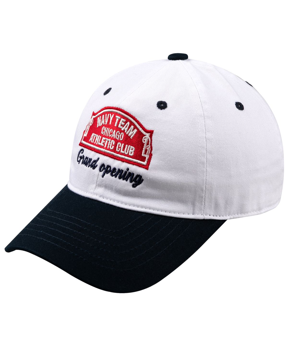 네이비팀(NAVYTEAM) NTV BC-GRAND OPENNING CAP-WHITE(NAVY) - 사이즈 & 후기 | 무신사
