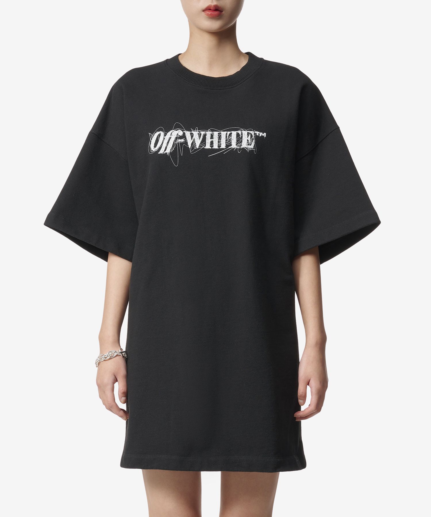 ★Off-White★ Oversized Pen Logo Short Sleeve T-Shirt Black MUSINSA | Off White Oversize Pen Logo Short-sleeved T-shirt